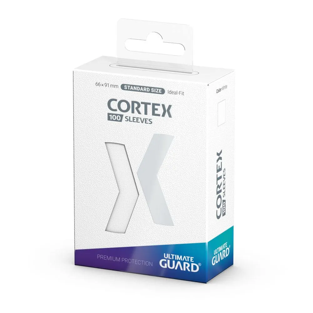 Ultimate Guard Cortex Sleeves Standard Size 66 x 91 mm (100 Sleeves) - White